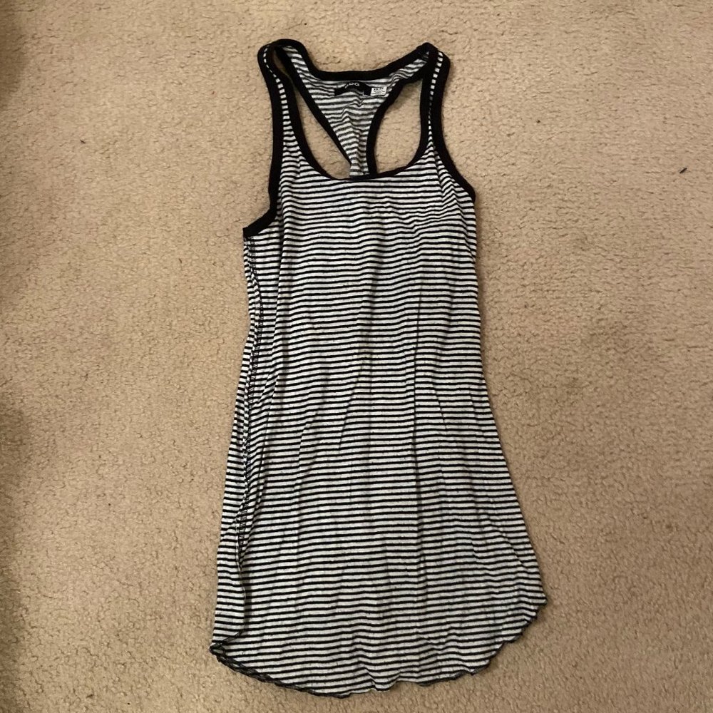 BDG Black and White tank